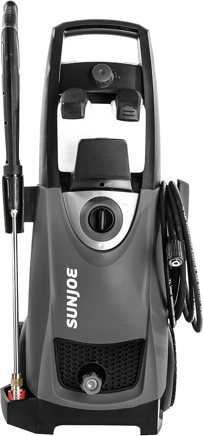 Sun Joe SPX3000-BLK Pressure Joe 2030 PSI 1.76 GPM 14.5-Amp Electric Pressure Washer, Black : Garden & Outdoor