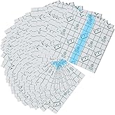 BBTO 50 Pieces Transparent Clear Adhesive Bandage Stretch Large Waterproof Film Adhesive Bandages Dressing Supplies(4 x 4 Inch)