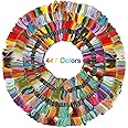 447 Color Embroidery Floss Soft Cotton Cross Stitch Threads Embroidery Floss Friendship Bracelets 8m Soft Embroiderys Yarn fo