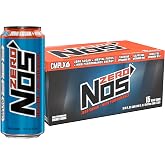 NOS Zero Sugar: High Performance Energy Drink. 16 Fl oz | Pack of 15