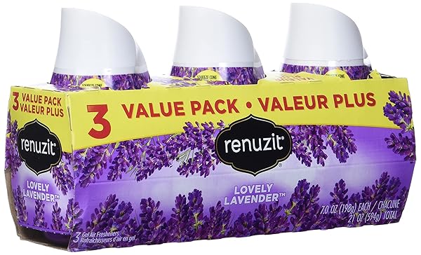 RENUZIT LAVENDER GEL AIR FRESHENER – 7OZ/3CT