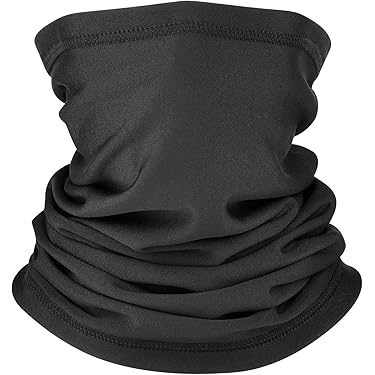 Uxcell Winter Neck Warmer, Windproof Neck Gaiter Cold Weather Face Scarf For Men Women Navy Blue