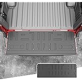 Xipoo Tailgate Liner Compatible with 2021 2022 2023 2024 2025 2026 Ford F150 Tailgate Protector TPE Tailgate Mat Replacement for 2021-2026 Ford F150 Accessories (Tailgate Mat)