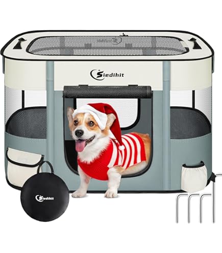 Amazon Dogit Outdoor Dog Playpen Safe and Sturdy Crate for Aminals Small