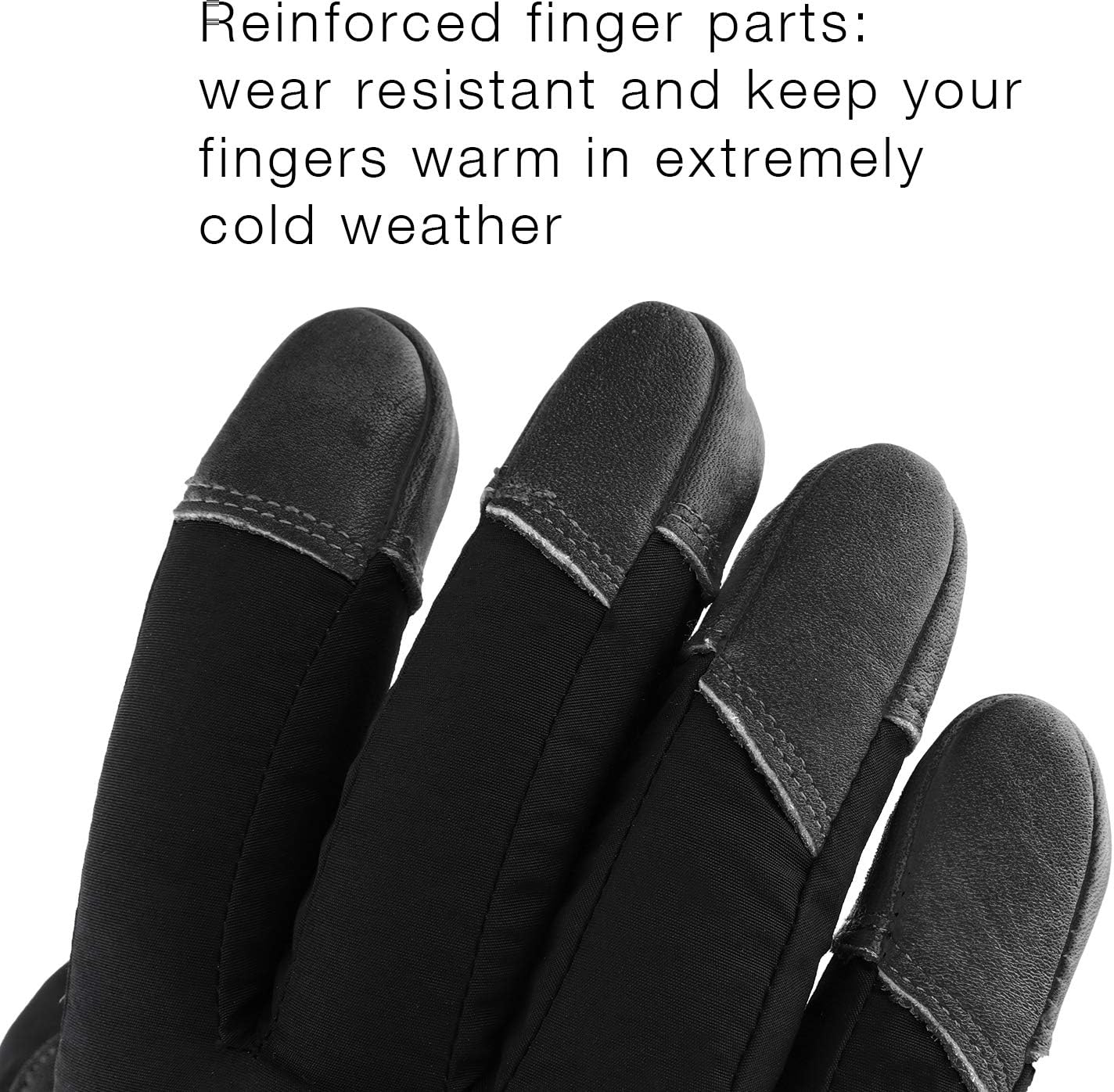 OZERO -30℉ Cold Winter Skiing Snowboarding Gloves for Men and Women Waterproof : Sports & Outdoors