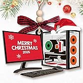 TEEBIM Video Game Ornaments - Gaming Ornaments for Christmas Tree - Gamer Video Game Christmas Ornament for Teen Boys, Men - Gamer Gifts for Men - Wood Gaming Ornament 2025