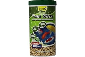 Tetra Pond Sticks, Koi Fish & Goldfish Food, Soft Sticks, Easy to Digest Floating Pond Fish Food, 3.53 ounces