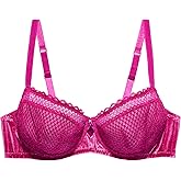 Savage X Women's Velvet Vixen Unlined Balconette Bra