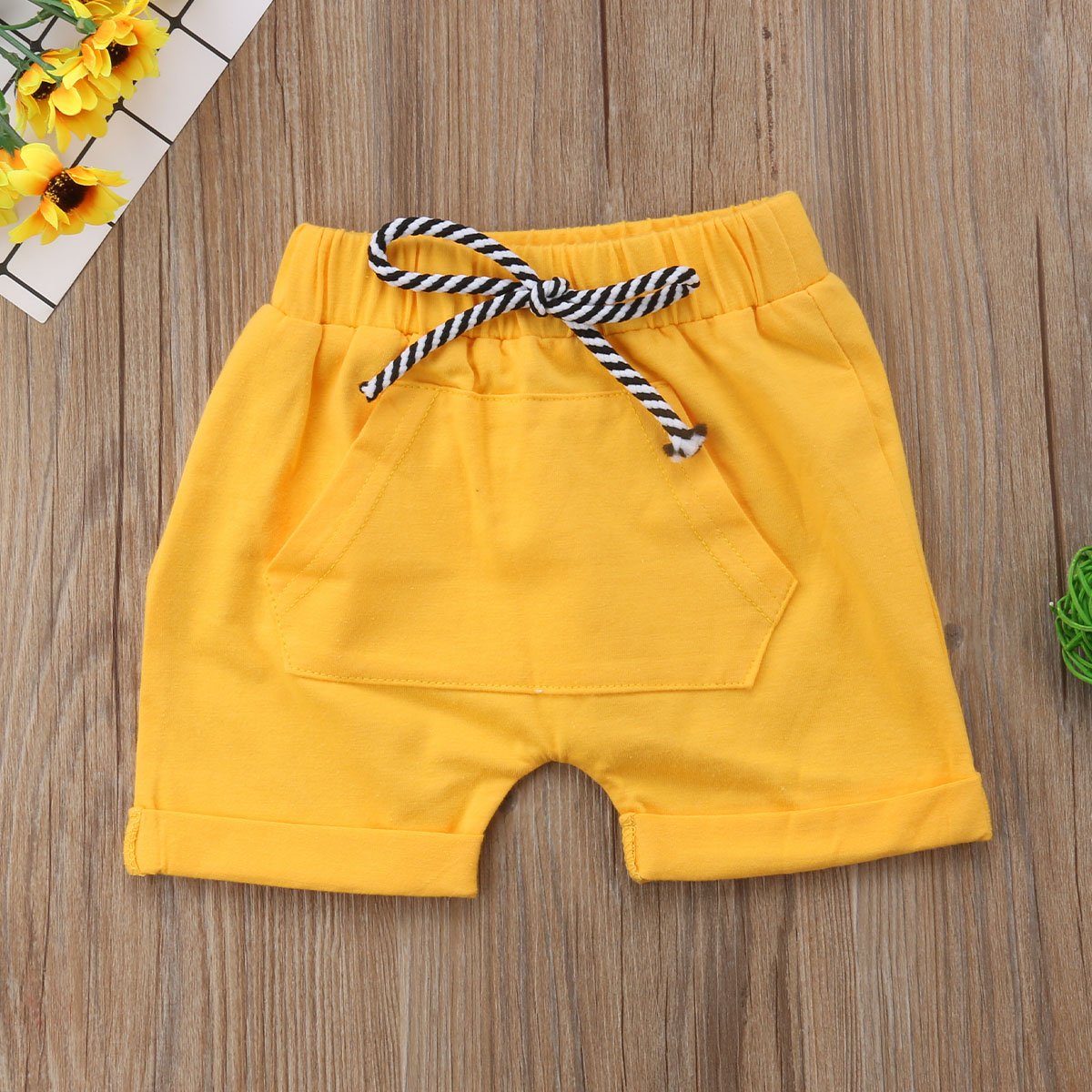 boys elastic waist shorts
