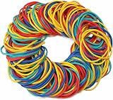 ZZLBZN 400 Grams Elastic Rubber Bands 38mm Thick Stretchy Natural Color view 1