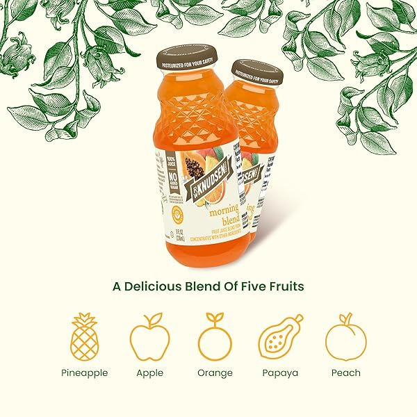 R.W. KNUDSEN ORGANIC MORNING BLEND JUICE, 8 FL OZ (12 PACK)
