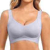 Plus Size Push Up Supportive Wireless Bras Comfort Soft No Underwire Seamless Full Coverage Comfort Bra for Women