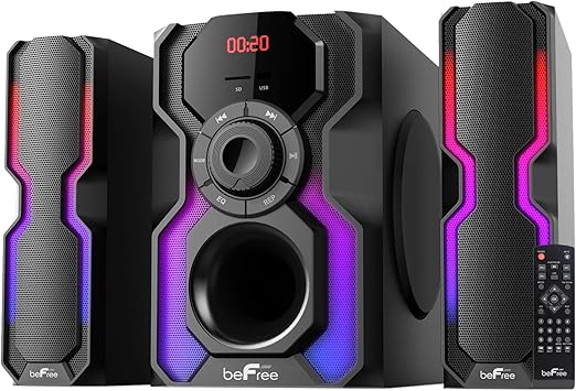 befree sound 2.1 channel multimedia led dancing water bt sound system
