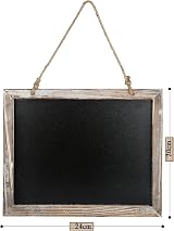 BESTOOL 2 Pcs Blackboard Vintage Framed Chalkboard Kitchen Decor 20x24cm view 2