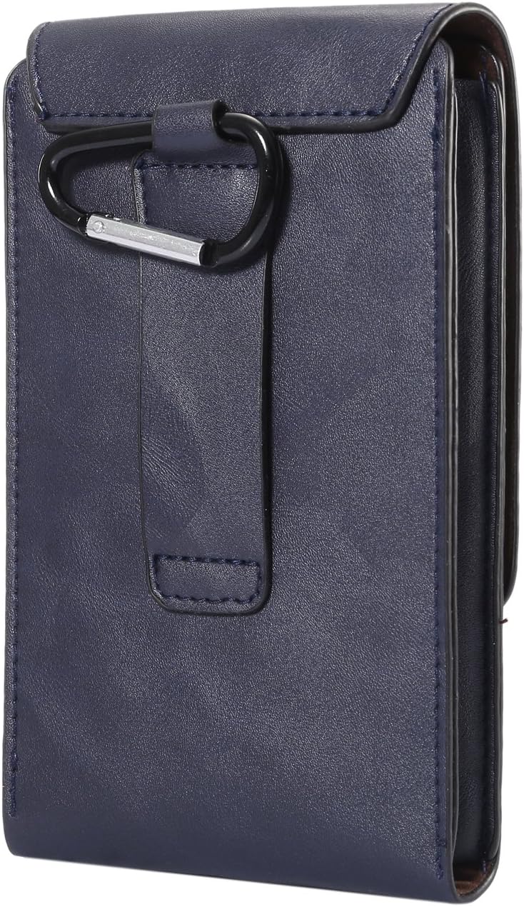 Amazon Co Jp Toprime 携帯電話用 ベルトケース 縦型 Iphone11 Aquos Xperia Puレザー ウエストポーチ ループ メイン収納部3つ 小物入れ 6 3インチ ディップブルー 家電 カメラ