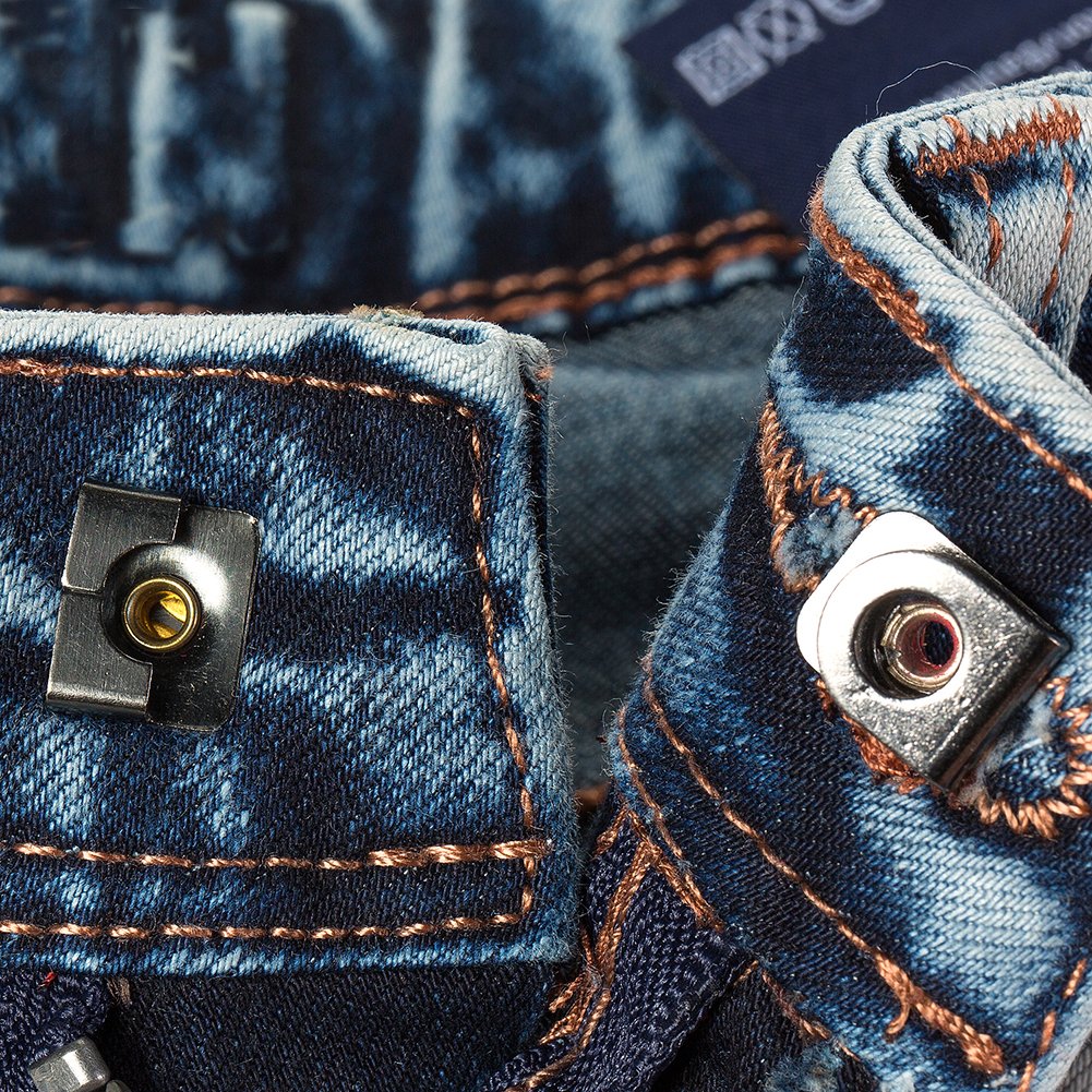 Boys Jeans Denim Skinny Trousers Slim Fit Streched Pants size 170cm