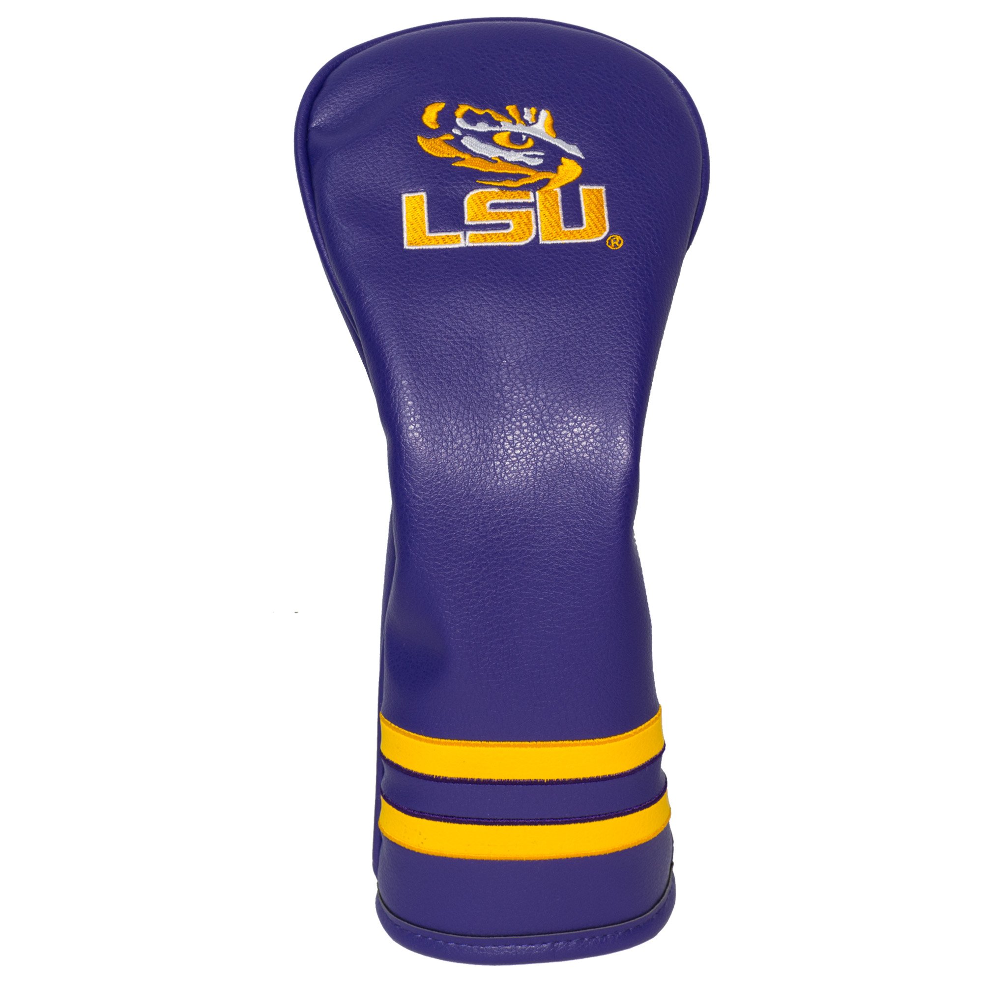 Team Golf NCAA LSU Tigers Vintage Fairway Golf Club Headcover, Form Fitting Design, Retro Design & Superb Embroidery, multi team color, one size (22026)