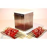 Barbecue in acciaio inox a carbonella