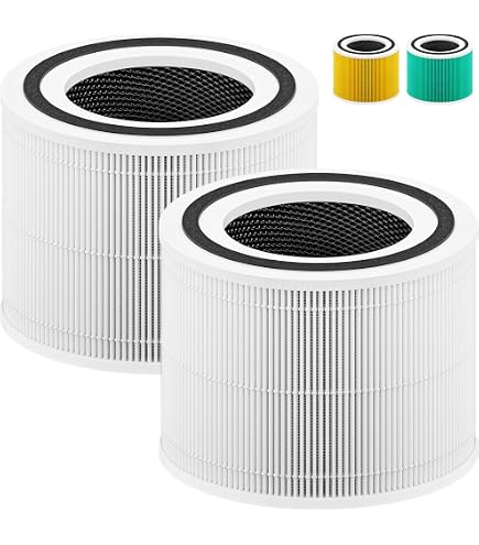 Filtro di ricambio 3 in 1 True HEPA 14 compatibile con purificatore d'aria PuroAir 240, filtro HEPA 14 e filtro a carbone attivo, confezione da 2