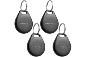 AirTag Keychain Compact (4 Pack) - TagVault™ - The Ultra-Comapct AirTag Case | Minimal, Waterproof, Ultra-Durable | Elevation Lab