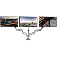 Amazon.com: TechOrbits Triple Monitor Mount - Universal Desk Mount Arms ...