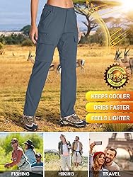 Womens Hiking Pants Convertible Quick Dry Stretch