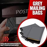JeeJaan 30 Pcs Grey Mailing Bags 12x16 in Poly Mailers 50-55µm view 7