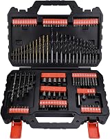 BLACK+DECKER A7200-XJ 109-Piece Drill and Screwdriving Set Titanium Bits view 3