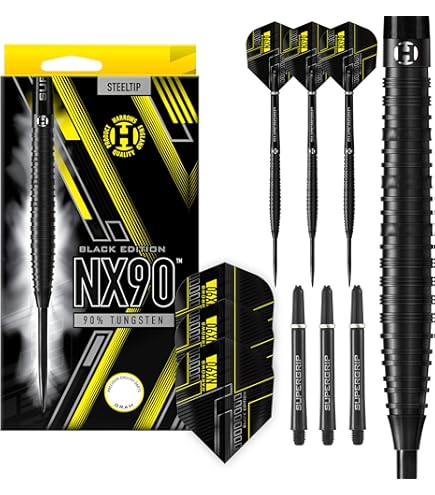 Amazon.com : Harrows Ice Recut 90% Tungsten Steel Tip Darts