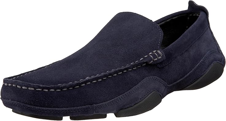 kenneth cole men's mix leather apron toe loafers