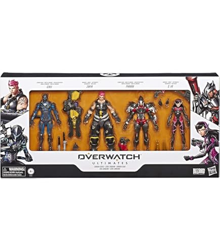 Overwatch Ultimates Series 6-Inch Collectible Carbon Series Action