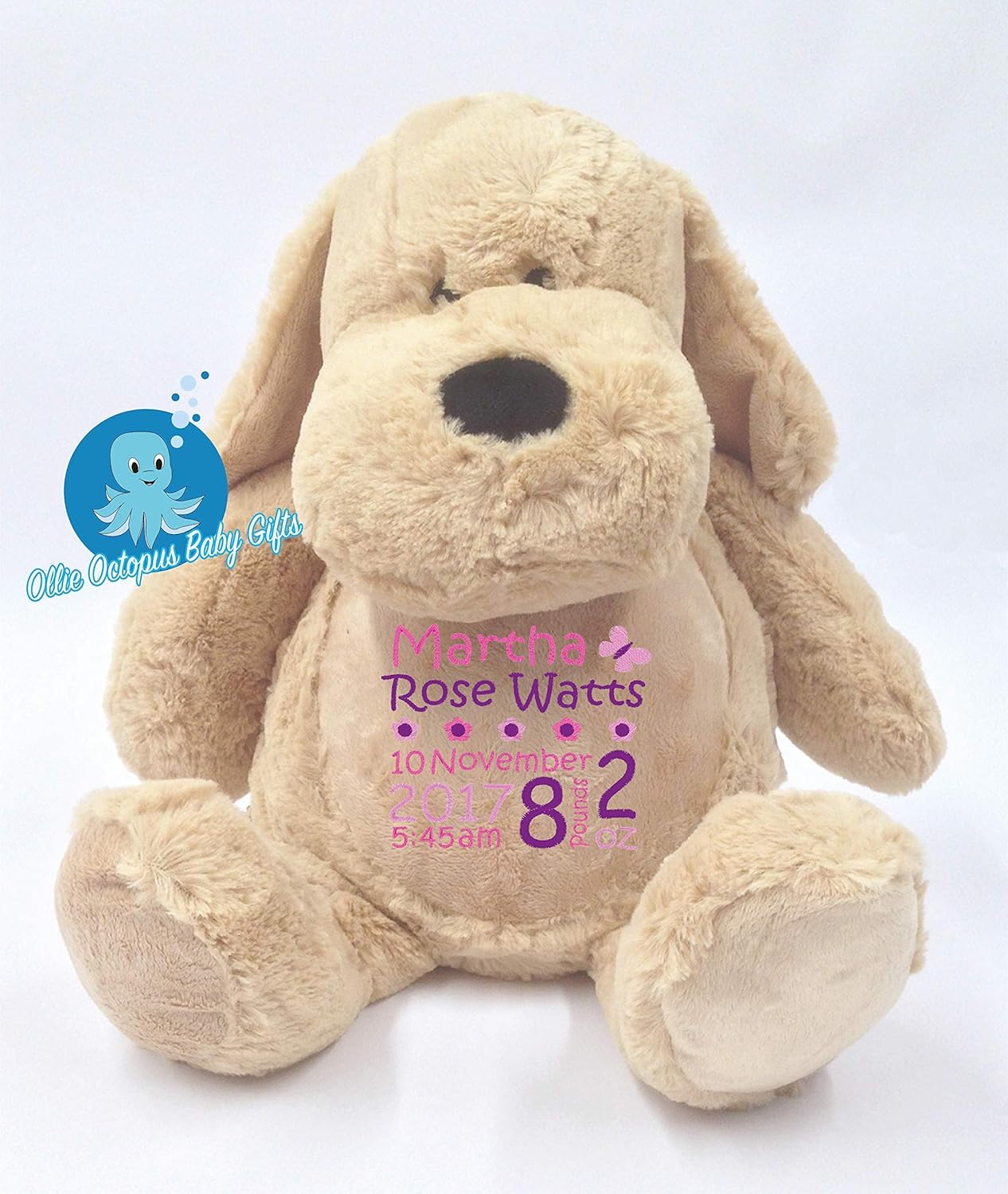 personalised baby boy teddy