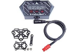 ELVISH TAC E-Tac Light Compound Bow Sight Light 1/4-28 & Rare Threads Rechargeable Li-ion Battery Sensor Auto On/Off Does NOT Come with All Adapters Which are Bad for You