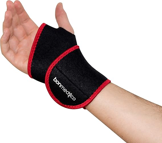 Bonmedico® Mano, Elastic Wrist Brace, Ideal for Sports, Work and Everyday use, Help for