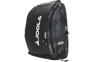 JOOLA Pickleball Bag - Vision II Deluxe Pickleball Backpack - Large Paddle Bag Fits 4 Pickle Ball Paddles & Gear - Includes Fence Hook, Extra Pockets, Ventilated Shoe Storage