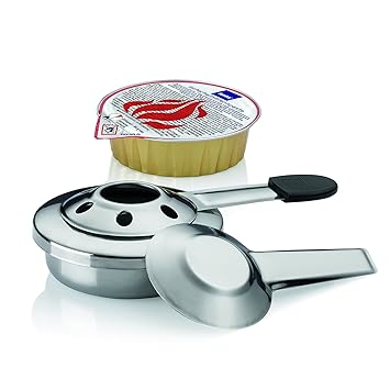 Kela 63067 Pastenbrenner mit Brennpaste, Geruchslos, 1,5 h Brennzeit, 80 g, Vesuv