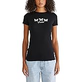 Aeropostale Women's Butterflies Short Sleeve Graphic Tee