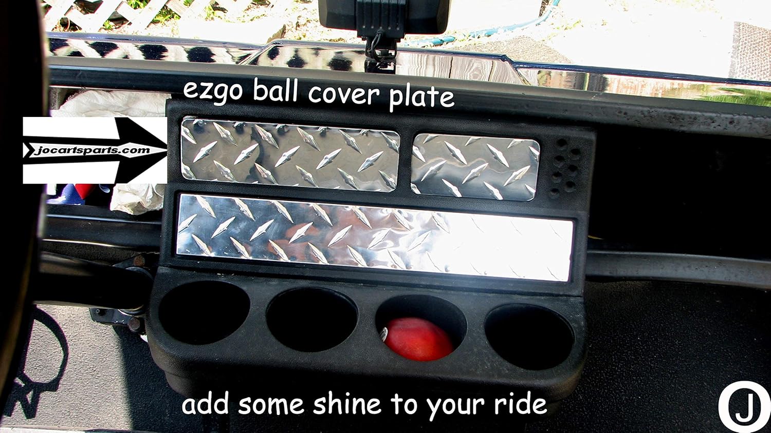 Ez-Go Diamond Plate Ball Cover