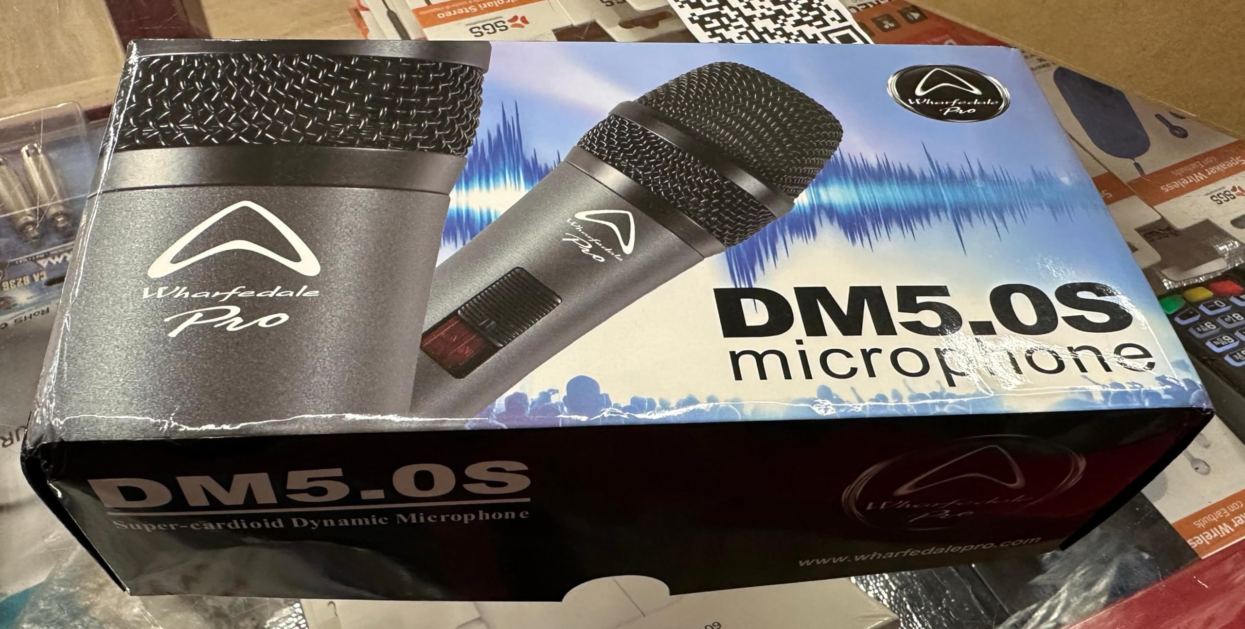 Wharfedale Pro DM5.0S Super Cardioid Dynamic Microphone, Black