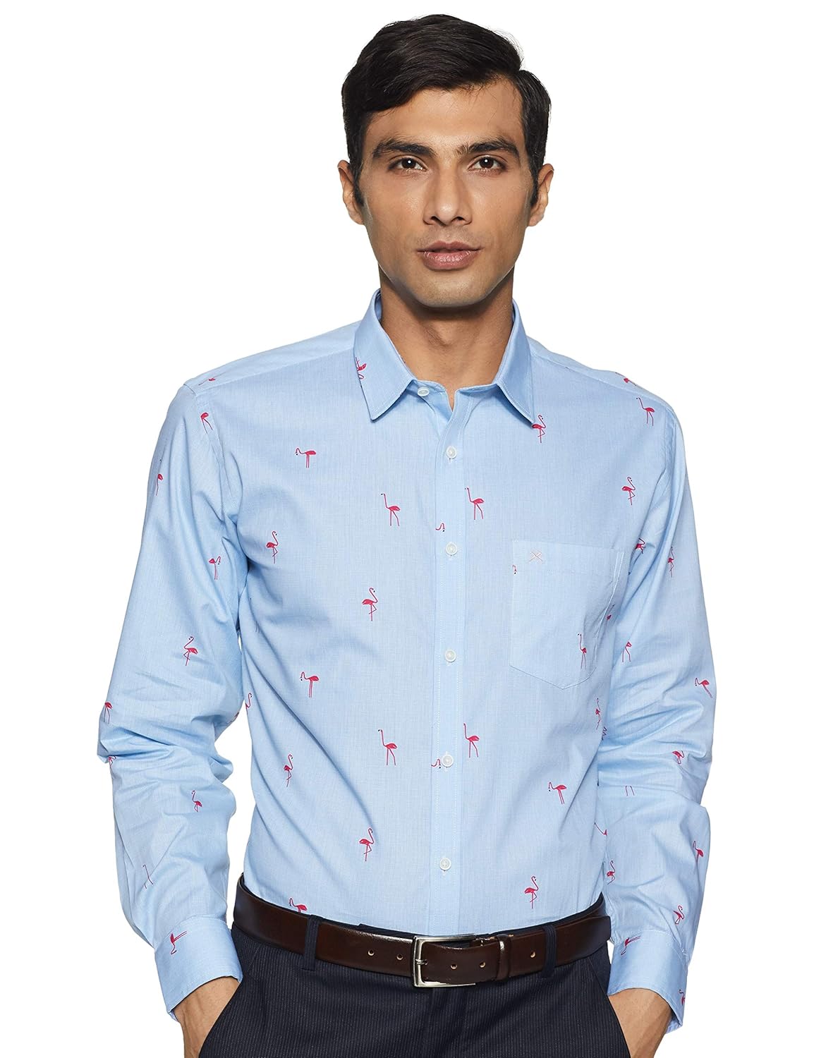 Hammersmith Men's Printed Regular Fit Formal Shirt Amazon.in Clothing