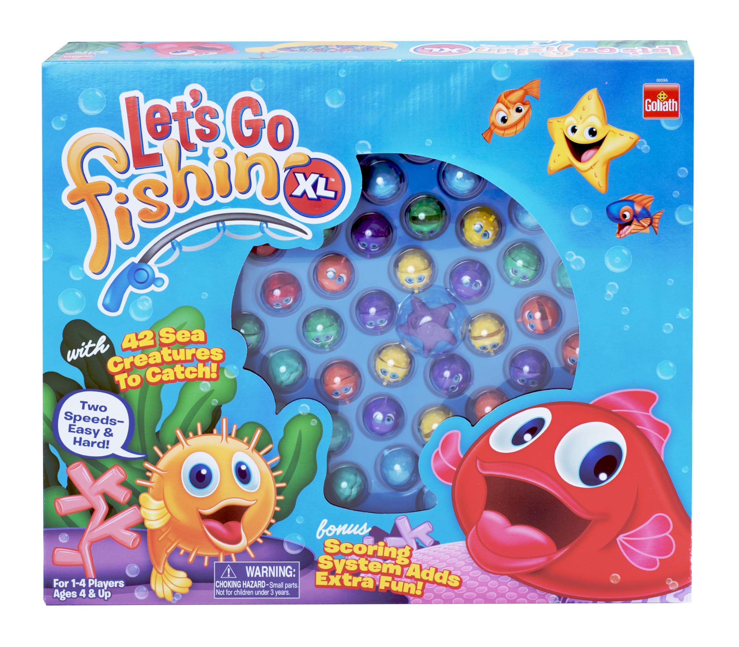 Photo 1 of Pressman Let's Go Fishin' XL: Deep Sea Edition, Multicolor, 5"