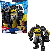 ​Mattel DC Premier Series 6.5in Scale Oversized Armored Batman | Action Figure with Battle Disc Launch, 12 Plus Phrases or Sounds Plus Light Effects