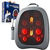 BOB AND BRAD Back Massager for Pain Relief Deep Tissue, FSA EZBack Pro Corded 4D Kneading Shiatsu Back Massager with Heat, HSA Eligible Up and Down Rolling Massage at Office Home, Gift for Man