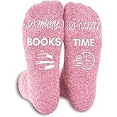 Mason Life Book Lovers Gifts, Gifts for Book Lovers and Nerds, Reading Socks, Gifts for Teachers and Writer, Funny Socks for