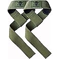 Weight Lifting Straps- Wrist Straps for Weight Lifting, Deadlifting, Exercise, Strength Training, Olympic Lifts- Pair of Gym Straps for Grip Strength On Heavy Lifts