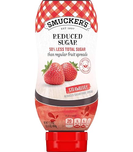 Misty Medows No Sugar Added Strawberry Preserves – 13 Oz Jar, Jack's Country Store
