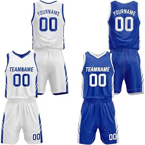 Custom Basketball Jersey for Men Women Youth Kids Personalized Team Uniform Printed Name Number Logo
