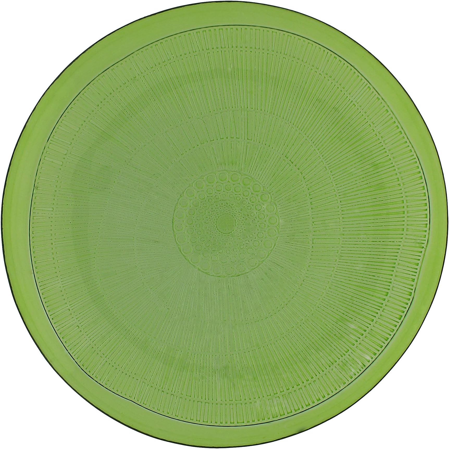 French Home 8" Birch Salad Plate (Set of 4), Apple Green
