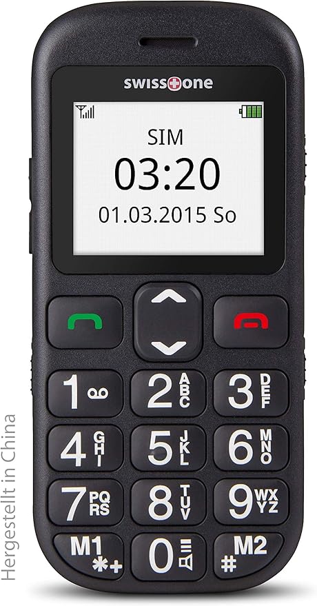 Swisstone Bbm 320c Gsm Mobiltelefon Mit Grossem Amazon De Elektronik