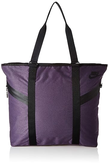Nike Synthetic 38 cms Dark Raisin/Black/Black Drawstring Gym Bag (BA5267-539)